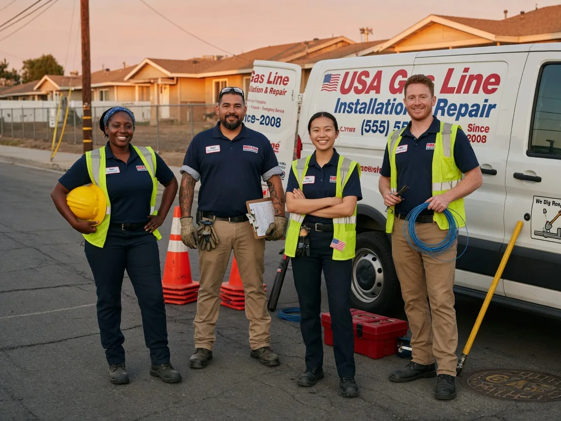 Gas Line Installation company in Falkner, MS